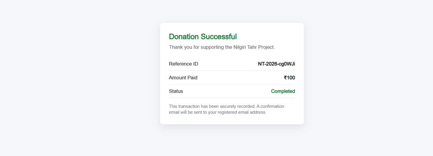 Donation Transactions