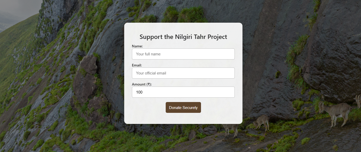 Donation Landing Page