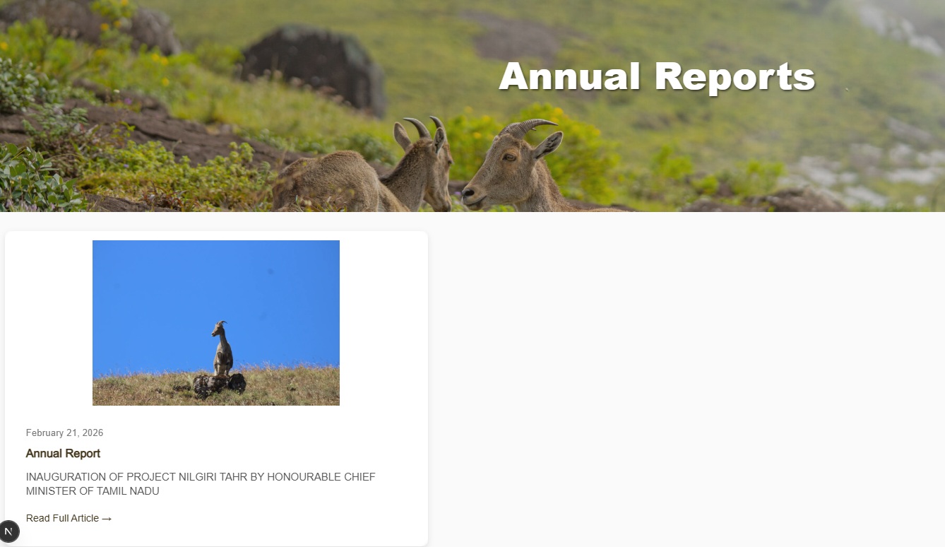 Annual Reports Section